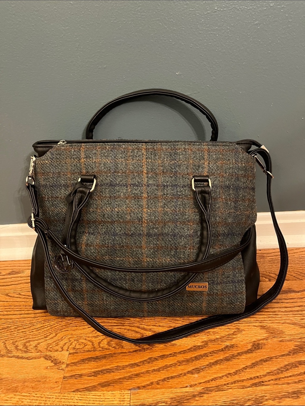 Mucros Tweed Emily Estate Tweed Handbag